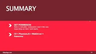 Web Scraping Summary