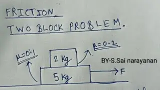 Two block problem in Friction
