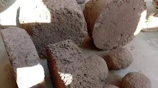 New/ Red Sand with black and white stones dry floor and water pool crumbling 😘satisfying🔥