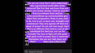 #civilrights #gangstalking #abuseofpower #toxicrelationships #corporatecorruption