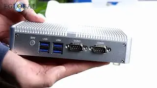 Cheapest Fanless mini PC, HTPC with Intel Celeron 2955U 1.4GHz, 2xRS232, 2xLAN, WiFi, BT