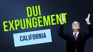 What makes you eligible for expungement on a DUI charge in California?