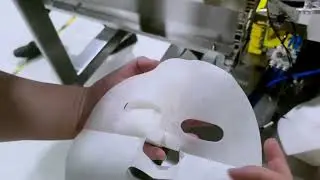 Facial masks filling folding packing machine