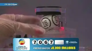 Resultados del Sorteo del Premio Mayor de $6.000 Millones de la Loter&iacute;a de Cundinamarca