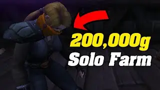 This Solo Goldfarm is AWESOME! (Pattern: Black Silk Pack & Cloaked Hood - Collectables)
