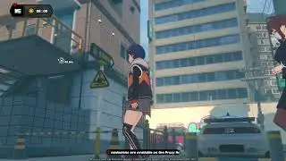 4k Zenless Zone Zero Beta [ ZZZ ] City Exploration + Character Stats, Raw Footage P.3