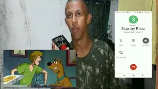 Passando Trote pra uma Pizzaria com a voz do Scooby-Doo!