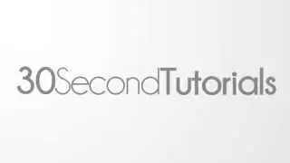 How to Change a Path to a Selection in Photoshop -- 30SecondTutorials