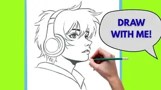 How to draw a cute anime boy | Easy drawing tutorial