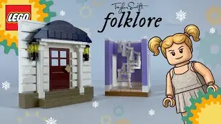 🩶 Folklore Taylor Swift Front Door MOC The Lilac Room Lego Lover House Set #TaylorSwift  #lego