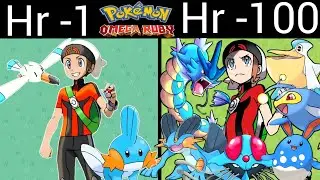 Can I beat Pokemon Omega Ruby Using Only Water Pokemon? (100 Hours Challenge)