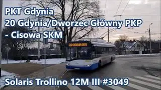 PKT Gdynia - linia 20, Solaris Trollino 12M III #3049