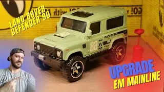 Land Rover Defender 90 - Hot Wheels - Upgrade de Mainline!
