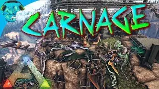 ARK Raid - Entire Server Attacks Nerd Parade Ragnarok Base! ARK Ragnarok PVP E41