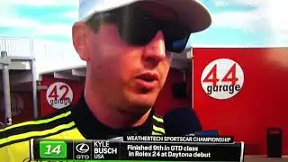 2020 Rolex 24 Hours of Daytona Kyle Busch post Race interview