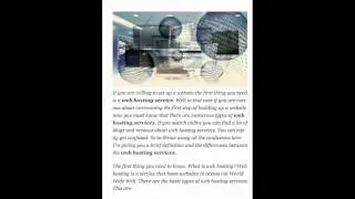 Everything you need to know about Web hosting service