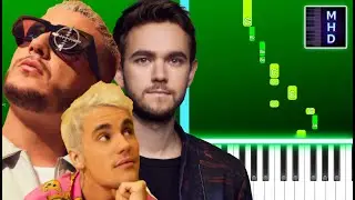 DJ Snake, Zedd, Justin Bieber - Let Me Love You (Zedd Remix) (Piano Tutorial Easy)