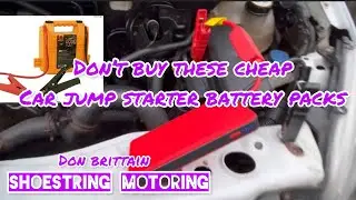Don&rsquo;t buy these cheap battery jump starter power packs