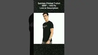 Batman Cool Printed T-shirt👕| #shorts #fashion #outfit