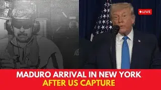 Maduro Arrival LIVE: Plane Expected Near New York | Transport to Brooklyn Detention