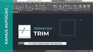 Cara Menggunakan Perintah TRIM - Tutorial AutoCAD Dasar