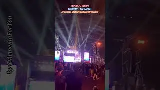 The BEST Orchestra Performance in YEREVAN Republic Square! 🎶 short 004