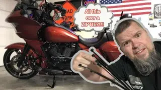 WHAT&rsquo;S UP WITH HARLEY DAVIDSON & ZIP TIES (3 hole change and bulletin m1700)