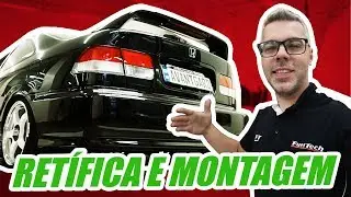 HONDA CIVIC TURBO COUPE Montando o Motor (Ft. Ret&iacute;fica Projeto)