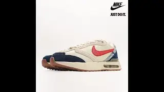 Nike Air Max Dawn 'Coconut Milk Track Red' Navy #wishoes #buyshoes #nike #nikeairmax #runnin