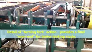 Turning Fork Lumber Stacking Line