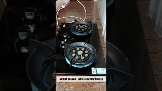Portable Electric Stove &ndash; No Gas, Fast Heating & Works with Powerbank!