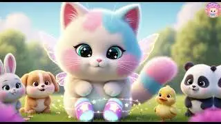 Who Made My Socks Glow? 🧦✨ Puffy Cat Funny Kids Rhyme | Magical Cartoon Adventure