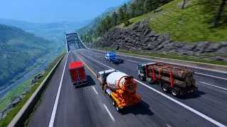 Full Throttle INSANE Long Downhill lane ! | BeamNG.drive Epic Crashes & Speed Test