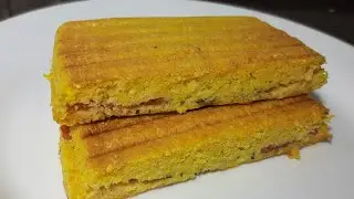 Pão de flocão de milho | Ótima opção para substituir o pão | Feito no micro-ondas