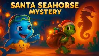 Who Is the Santa Seahorse? Dolphin Family Christmas Fun!