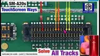 Samsung A20s/SM-A207 Touch Not Working problem Solutions.Samsung A20s/SM-A207 Touchscren Ways Jumper