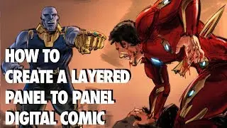 How to create a Layered Panel-to-Panel digital comic!