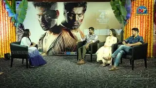 Enemy Movie Team Interview | Vishal | Arya | Mrunalini | NTV Ent