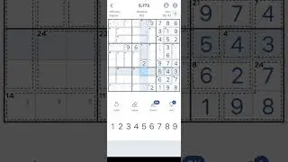 Killer Sudoku Expert Difficulty Level. Game 1