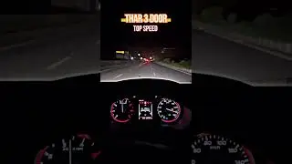 Mahindra Thar 3 Door Top speed Test 💥🔥⚡ 180kmph🔥🔥