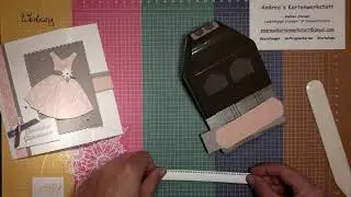 Besondere Karte f&uuml;r eine N&auml;herin - N&auml;hte mit Stanzformen imitieren mit Stampin' Up!&reg;