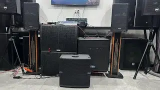 Sub DBTechnologies DVA MS12+QSC k8 combo kh&ocirc;ng cần main chỉ cắm vang hoặc mixer l&agrave; h&aacute;t 20-40mv 