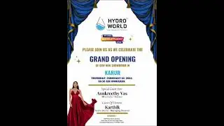 #Hydroworld 🥳We're celebrating the launch of our new branch, and we want you to be a part of it.