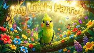 My Little Parrot | Cute Nursery Rhyme for Kids | Jungle Way