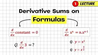 Finding Derivative By Formulas - Engineering Mathematics 3 (M3) | Lecture 1 | BE | BTECH