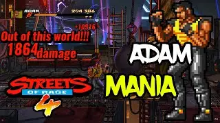 Streets of Rage 4 (v5) Arcade Gameplay - Mania - Adam (SOR1)