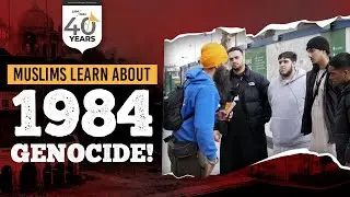 Muslims learn about atrocities of Indian State against Sikhs | Street Parchar