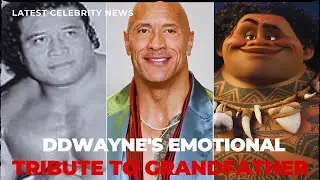 [Emotional] Tribute: Dwayne Johnson Honors Grandfather with Moana 2 Release