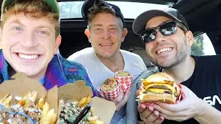 FAMOUS CHEESEBURGER TASTE TEST with MATT, JASON, AND JOE