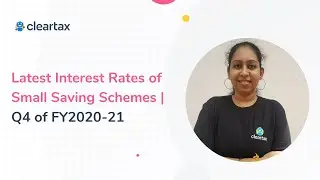 Latest Interest Rates of Small Saving Schemes | Q4 of FY2020-21